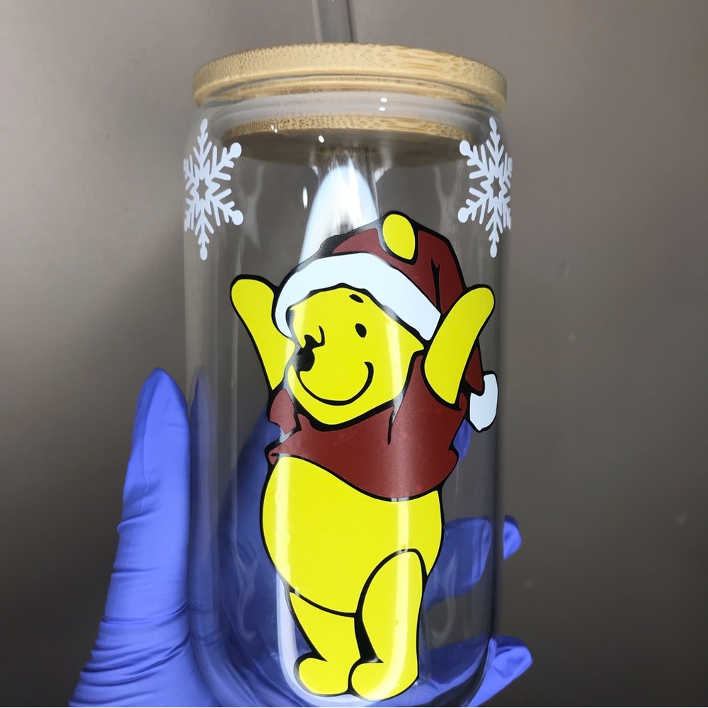 Winnie The Pooh Glass Cup